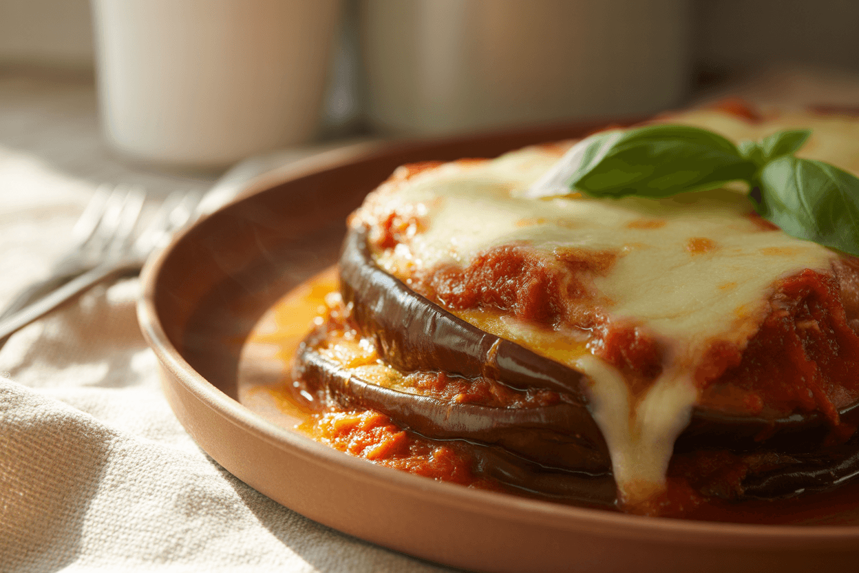 Aubergines à la parmigiana