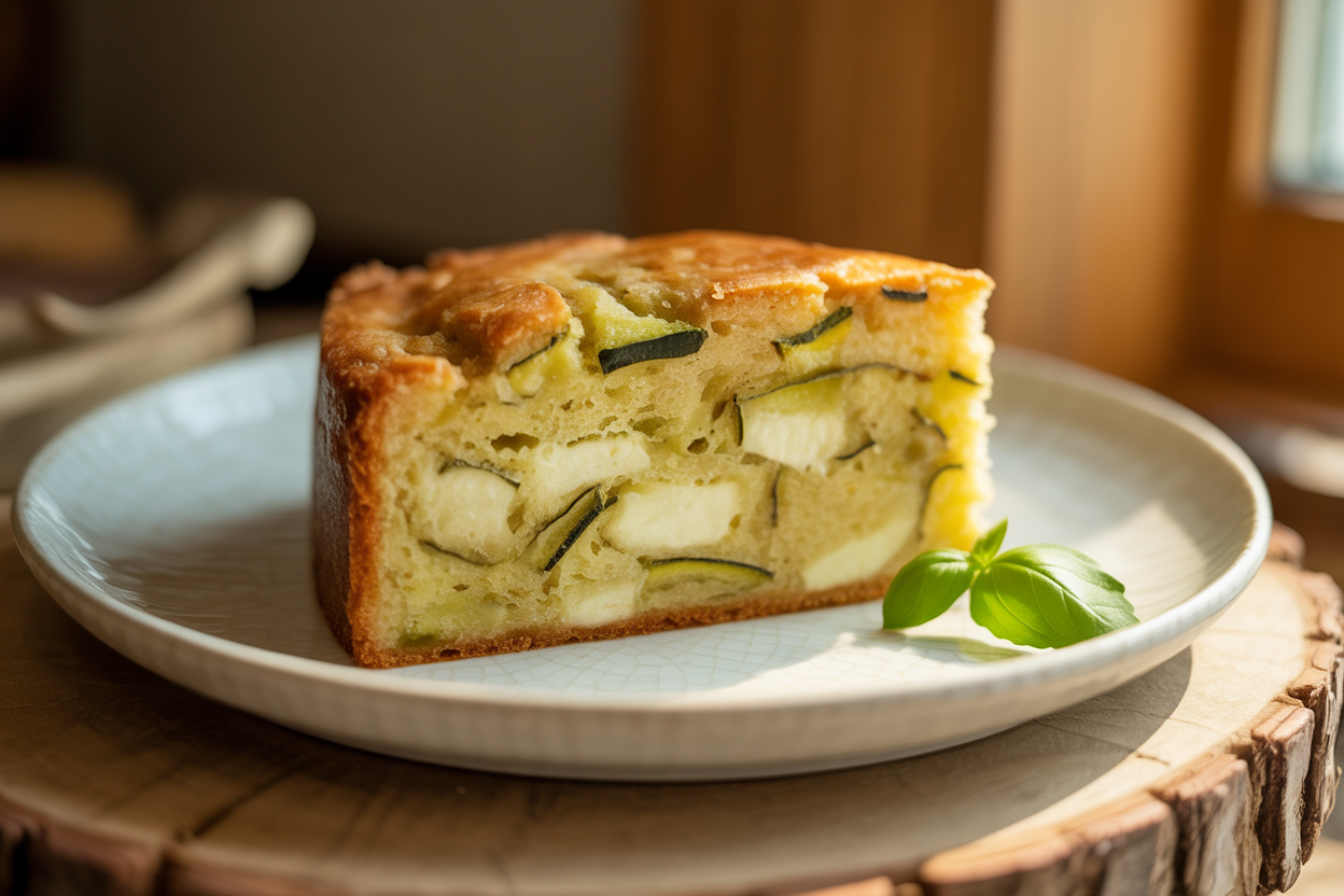 Cake courgettes et chèvre