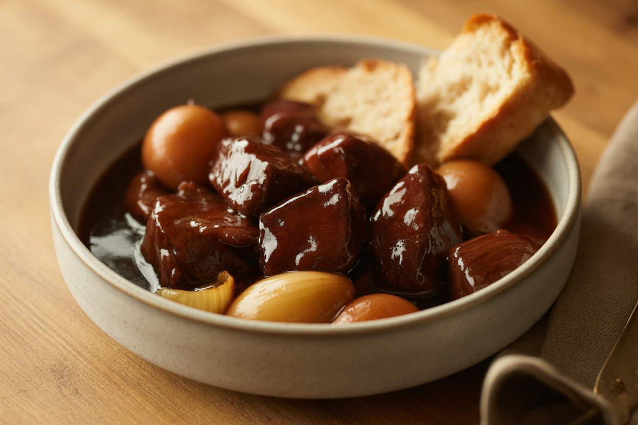 Carbonnade de boeuf au sirop de Liège