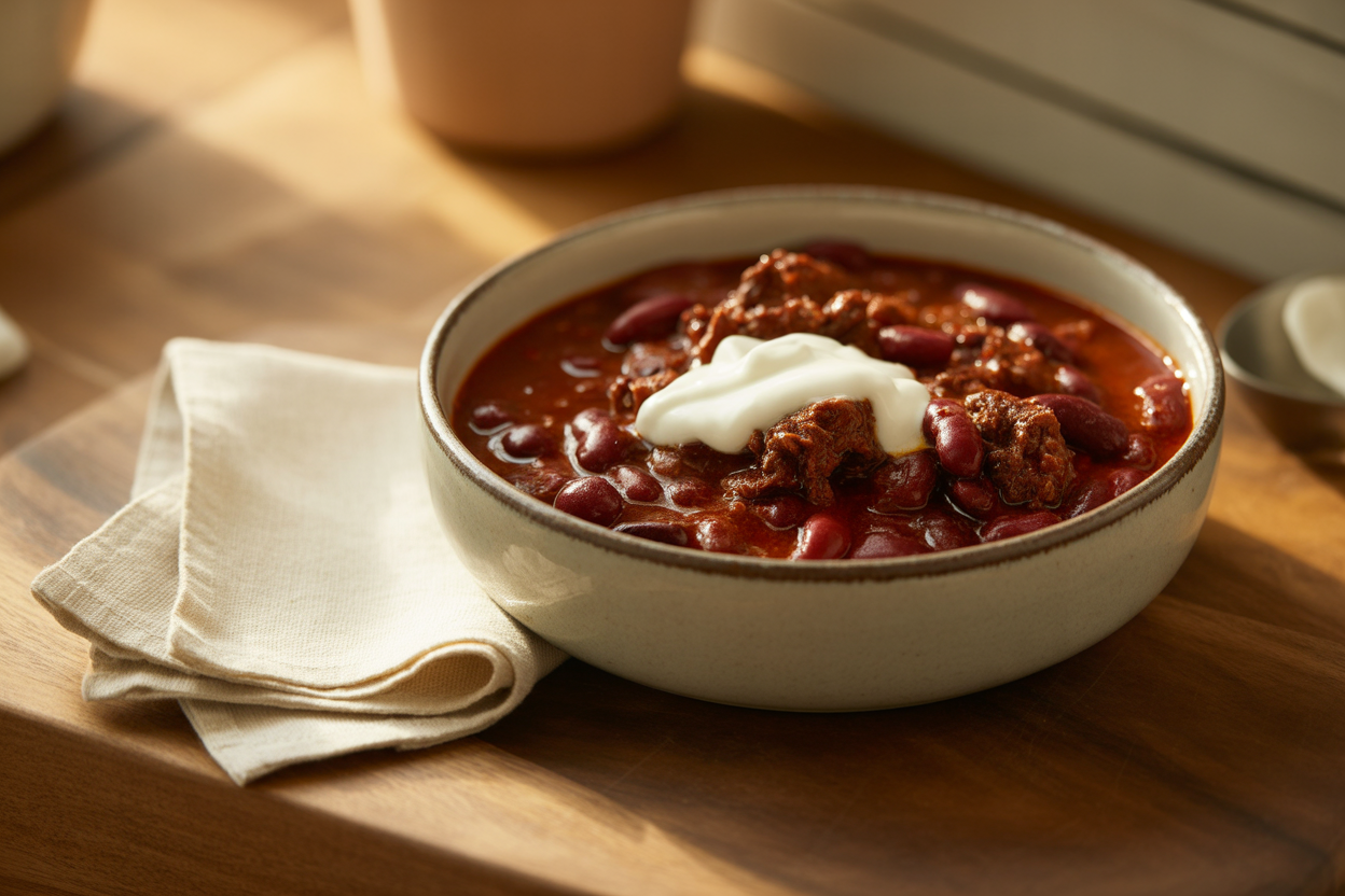 Chili con carne maison