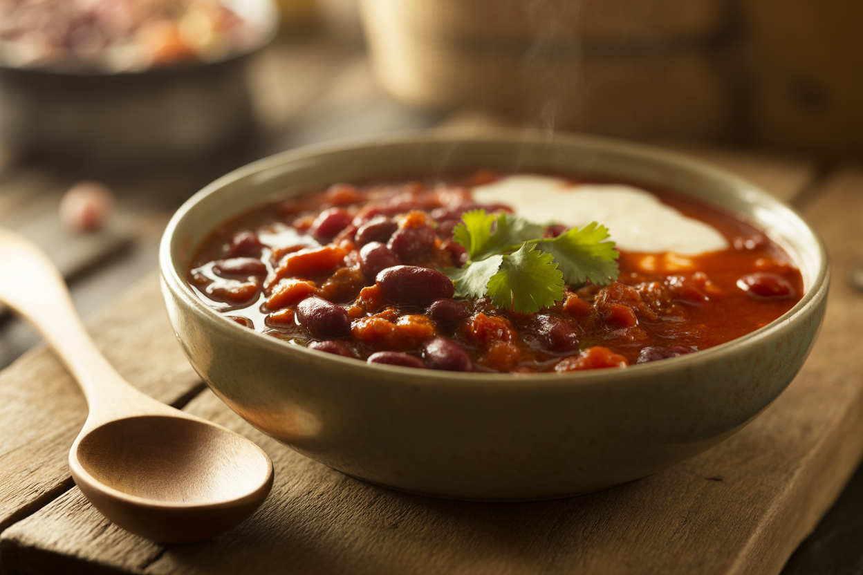 Chili sin carne au Cookeo