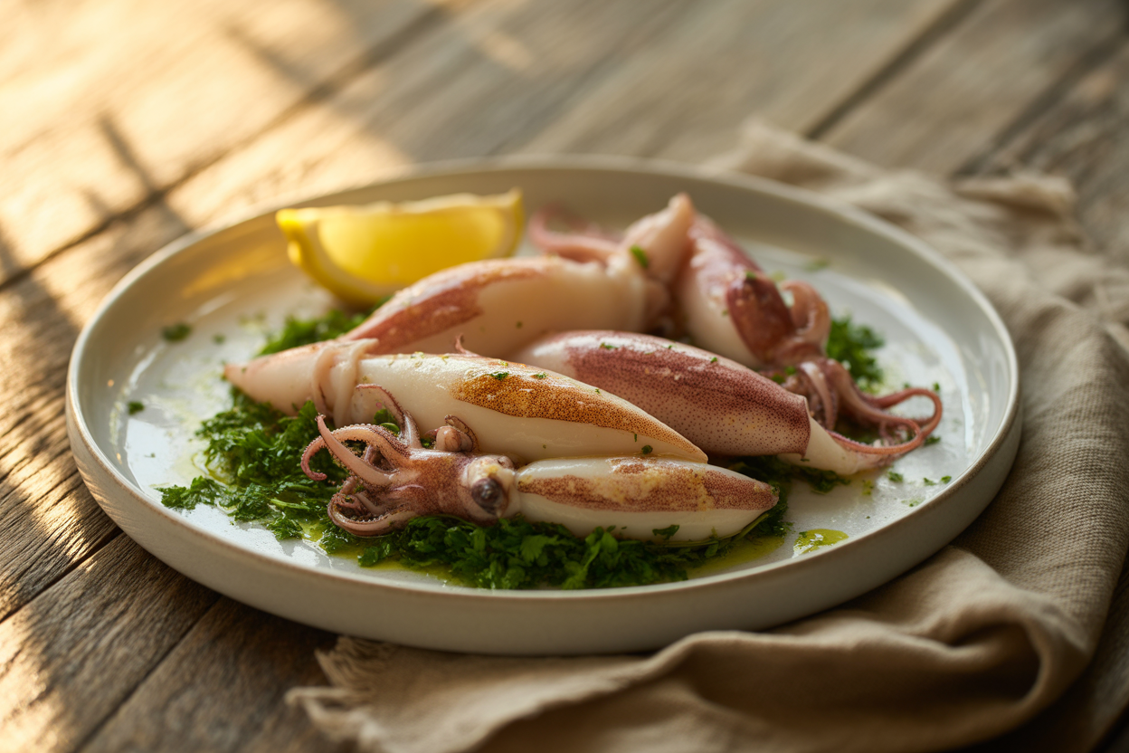 Chipirons à la plancha