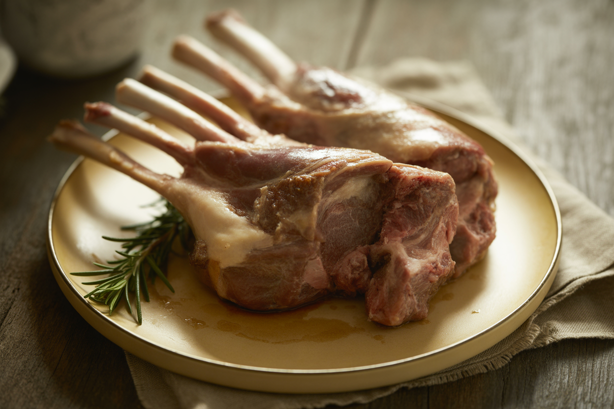 Collier d'agneau rôti au four