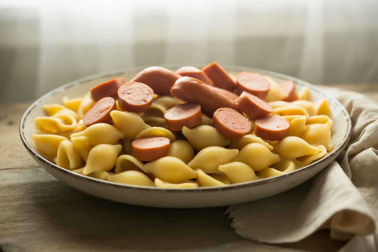 Coquillettes aux knackis