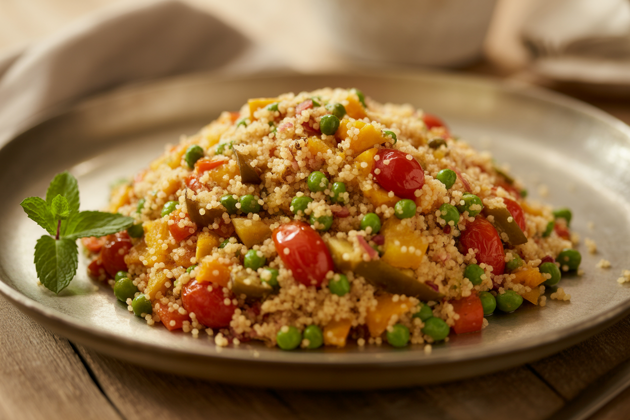 Couscous végétarien à l'autocuiseur