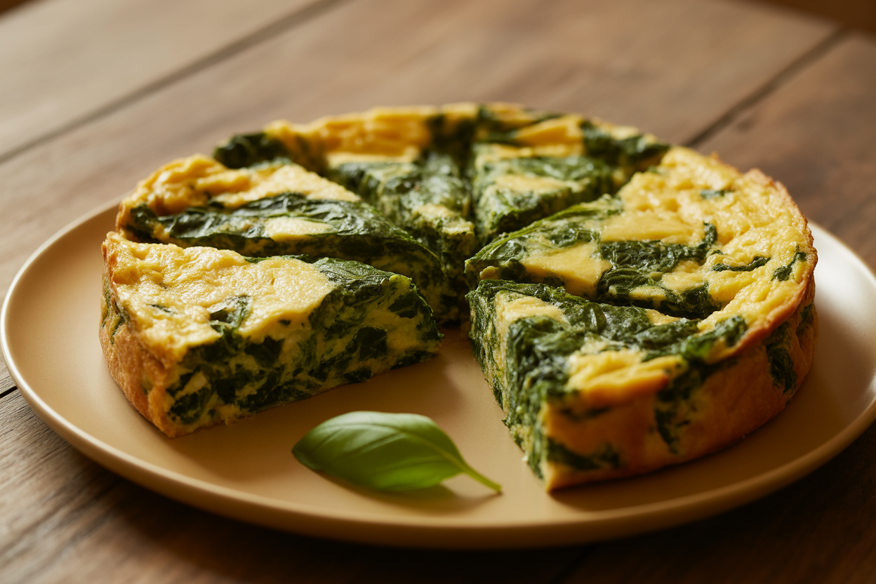 Frittata aux épinards et blettes