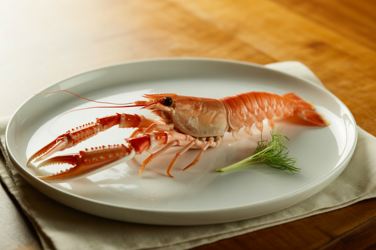 Langouste au court-bouillon