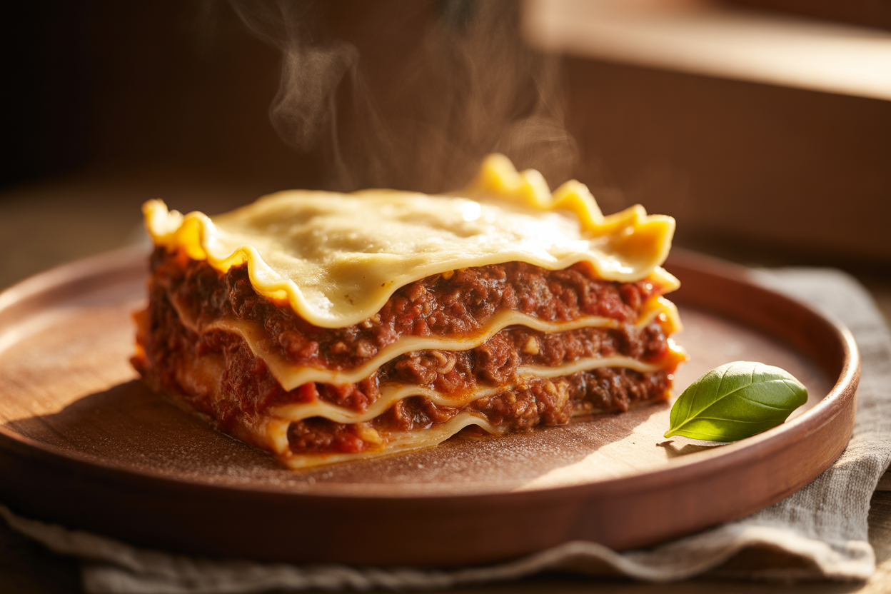 Lasagnes sans béchamel