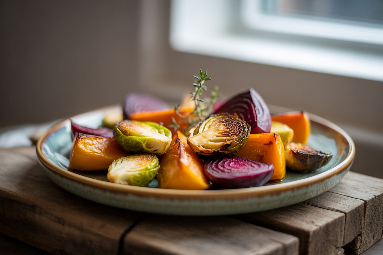 Légumes rôtis au four
