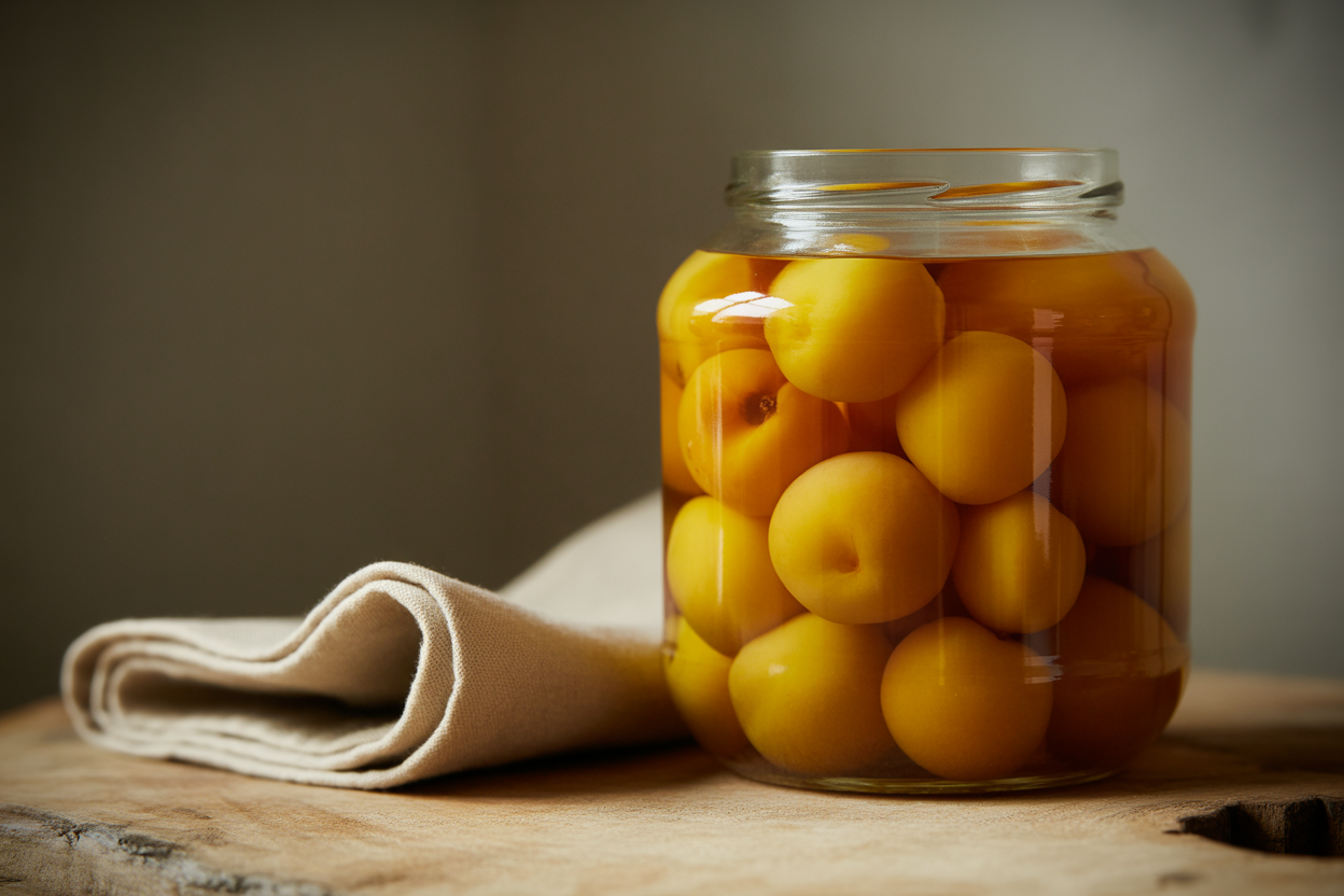 Mirabelles à l'eau-de-vie