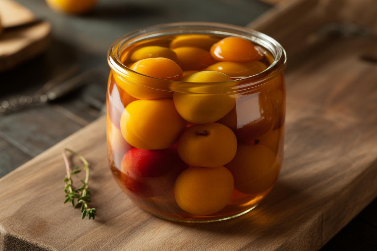 Mirabelles au vinaigre