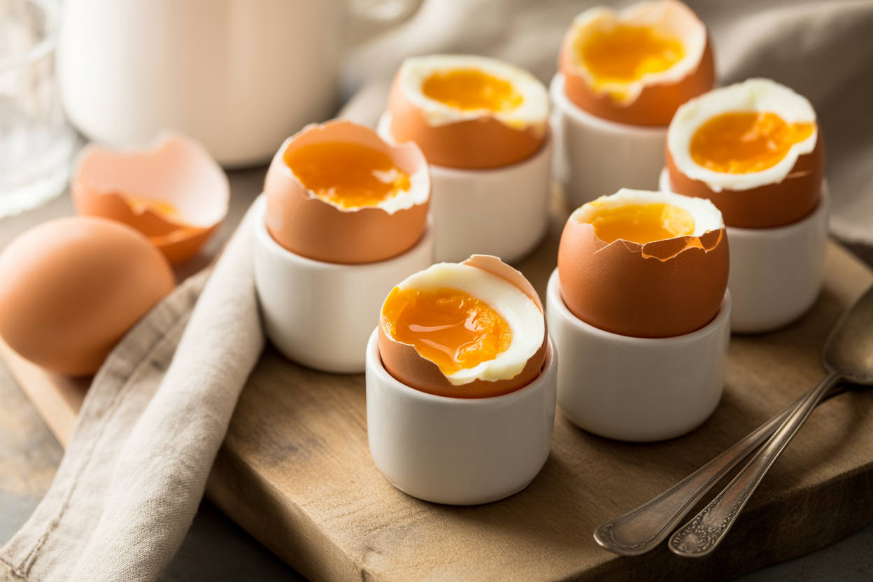 Œufs mollets au Cookeo
