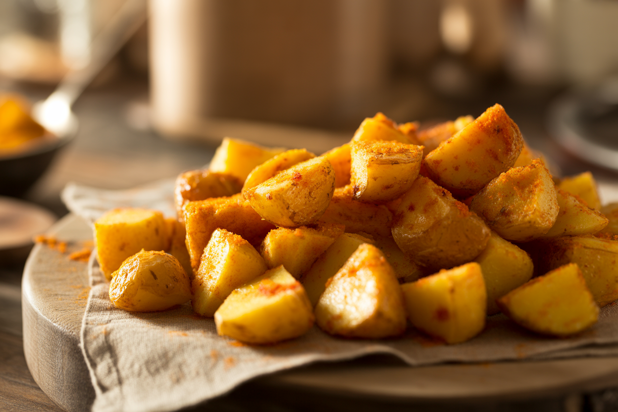 Pommes de terre rôties aux épices au Cookeo