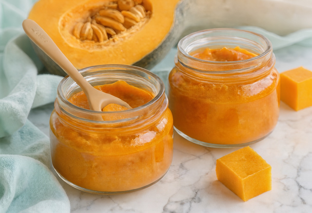 Purée de butternut pour bébé