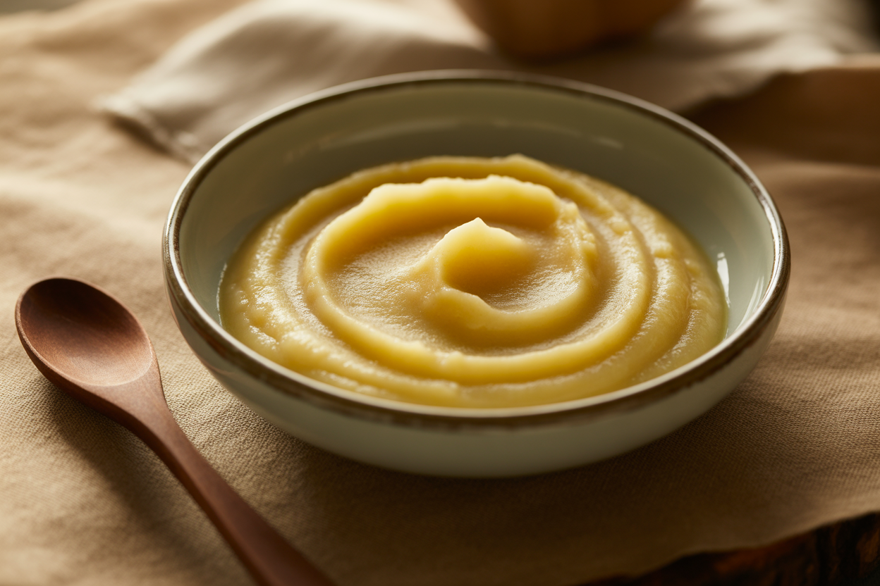 Purée de navet et pomme de terre pour bébé