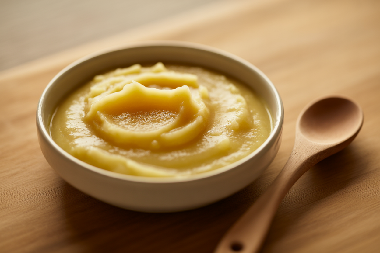 Purée de pommes de terre pour bébé