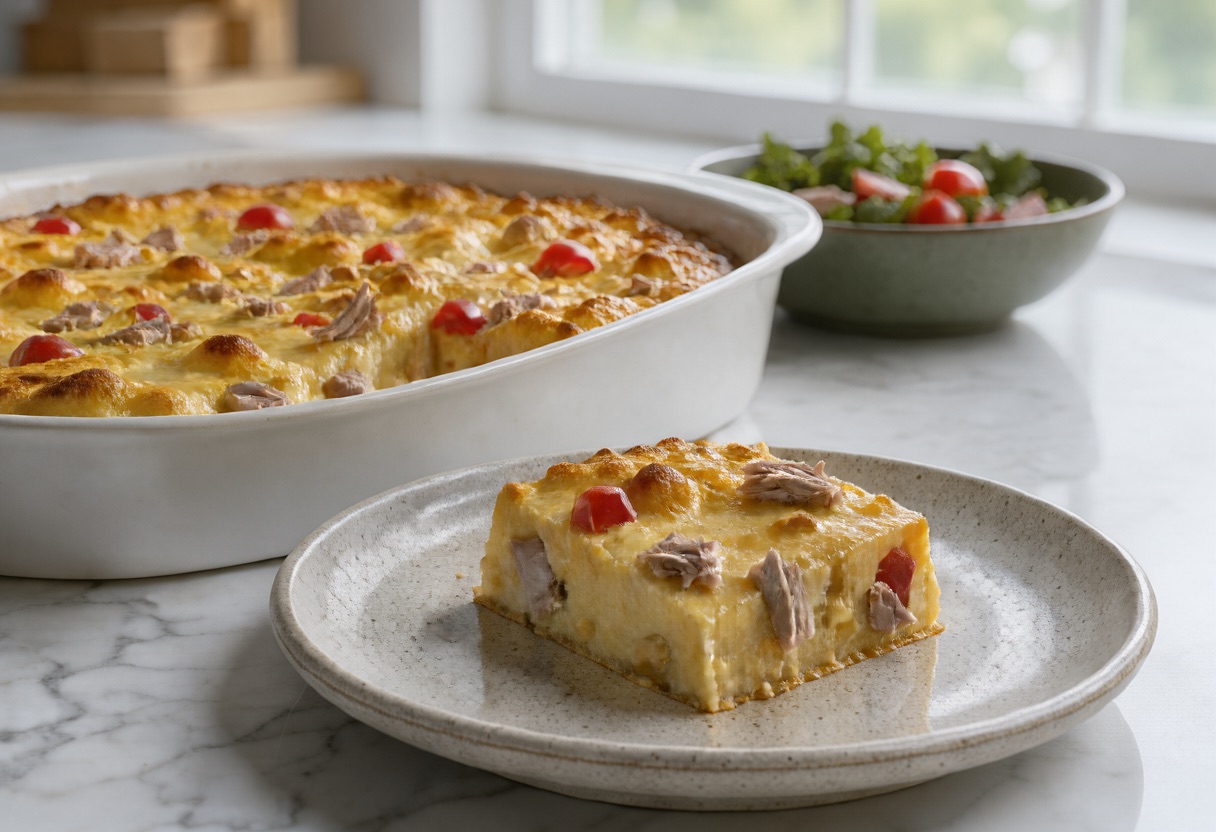 Quiche au thon sans pâte au Thermomix