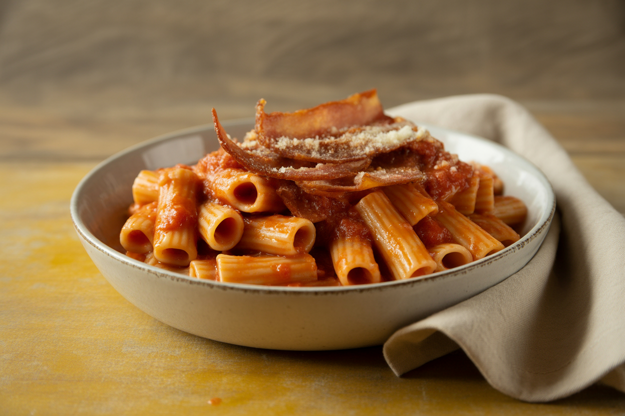 Rigatoni à l'amatriciana
