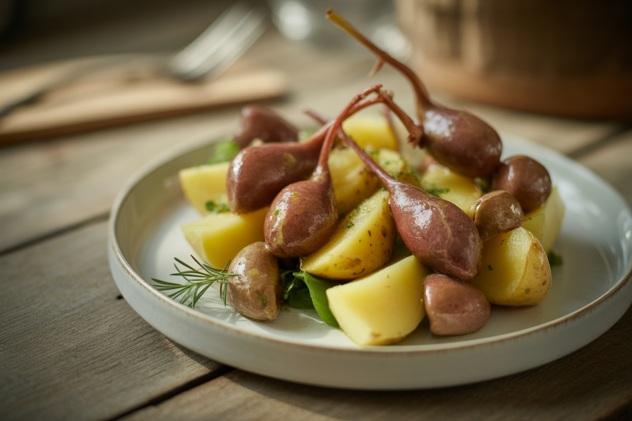 Salade de gésiers aux pommes de terre