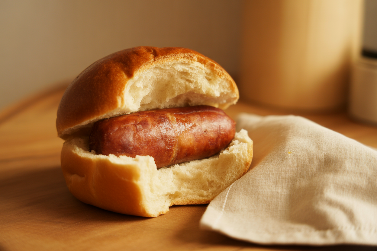 Saucisson brioché facile