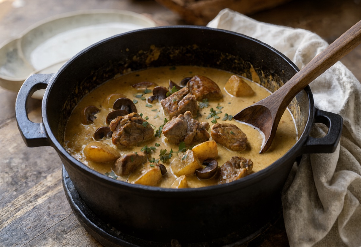 Sauté de porc au cidre au Cookeo