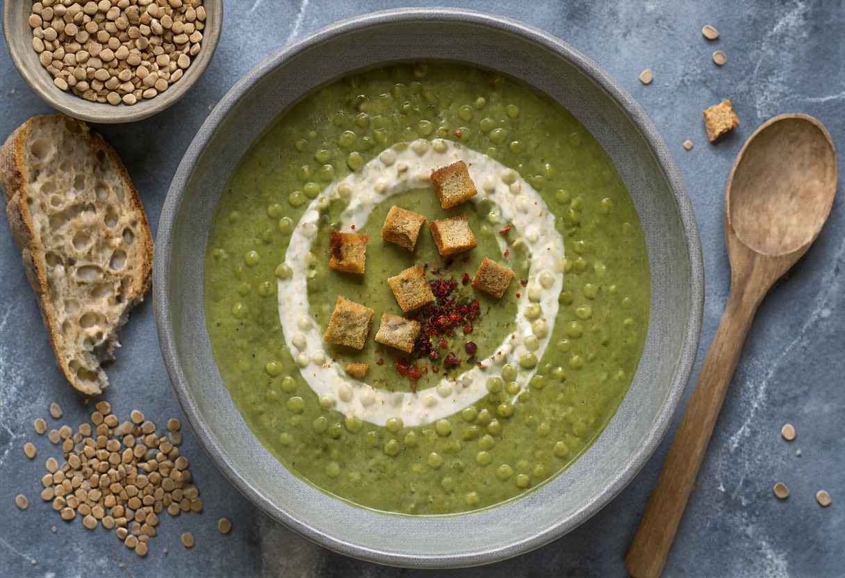 Soupe de pois cassés au Cookeo