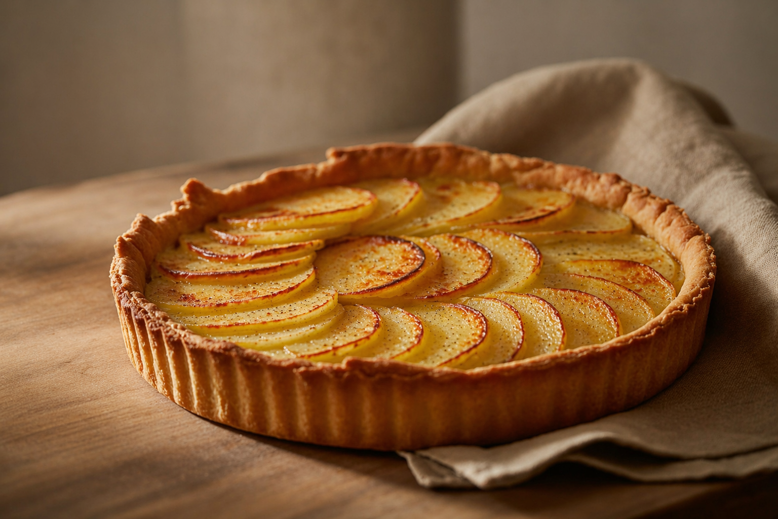Tarte aux pommes de terre
